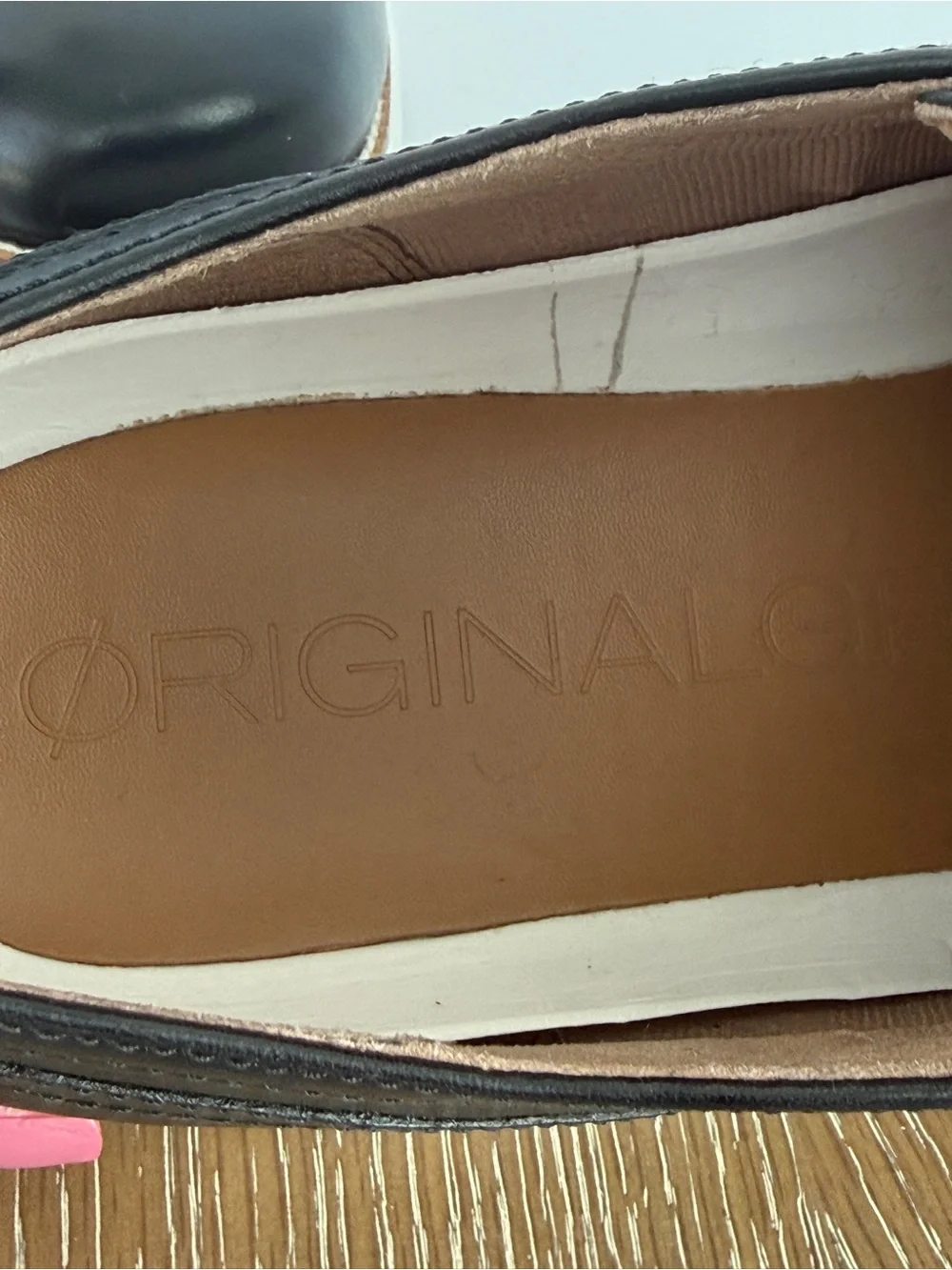 Cole Haan Men's ØriginalGrand Wingtip Oxford Shoes Black Size 11.5M